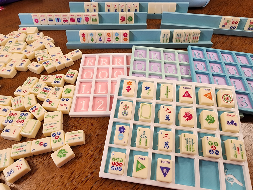 Mini Tiles Mahjong Practice Board | For Tiny Travel Tiles