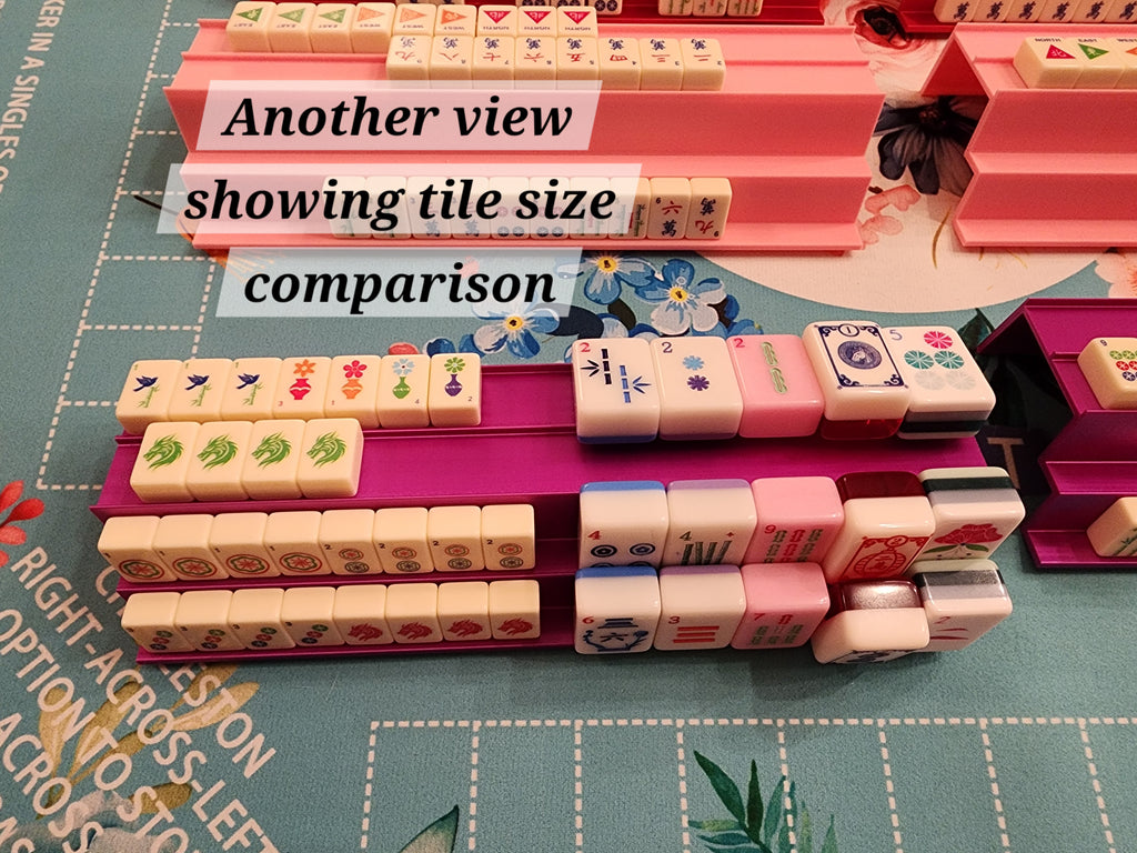 Mini Tiles Double-Handed Rack Set | Travel Racks | Portable Mahjong