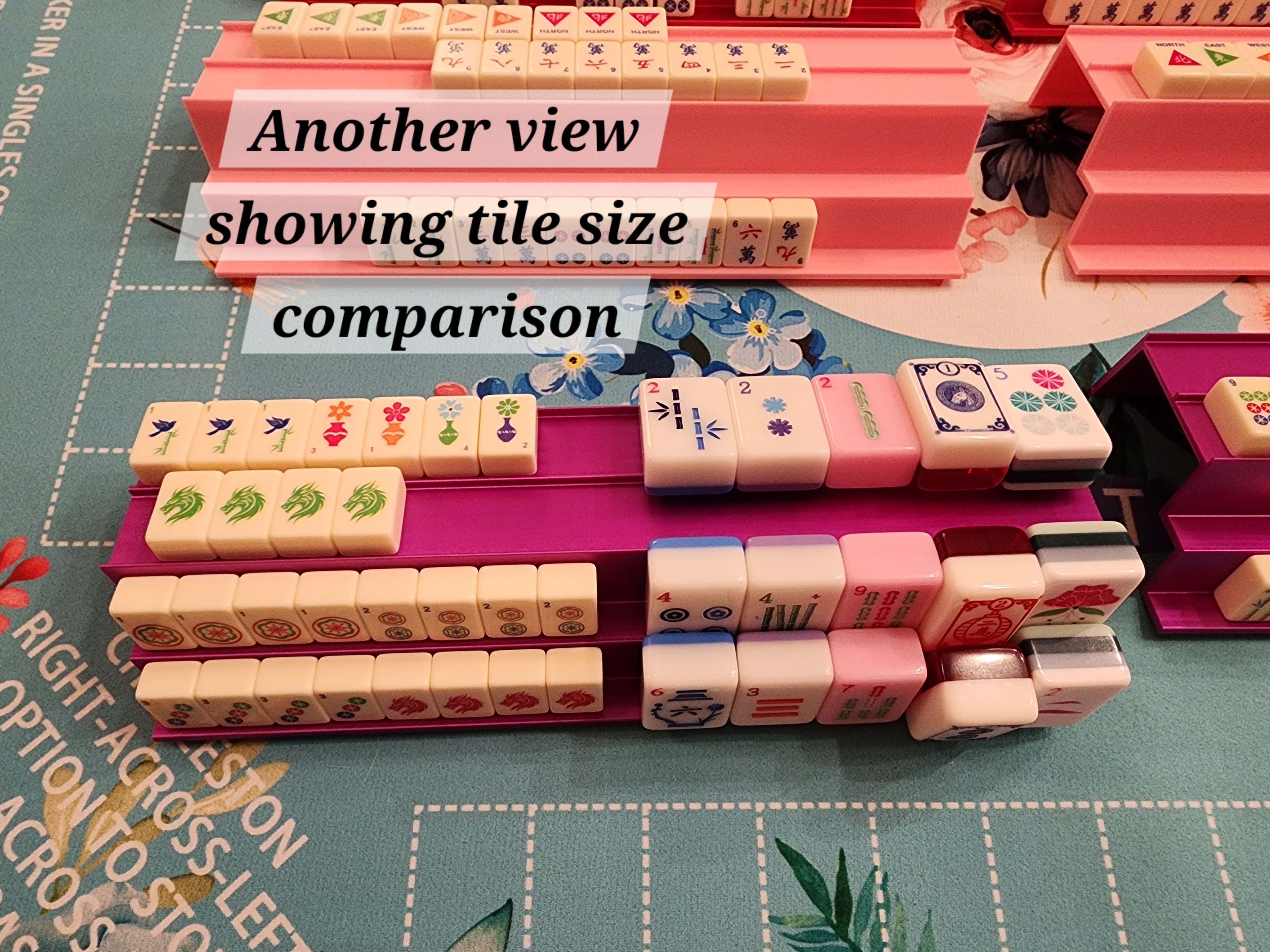 Mini Tiles Double-Handed Rack Set | Travel Racks | Portable Mahjong