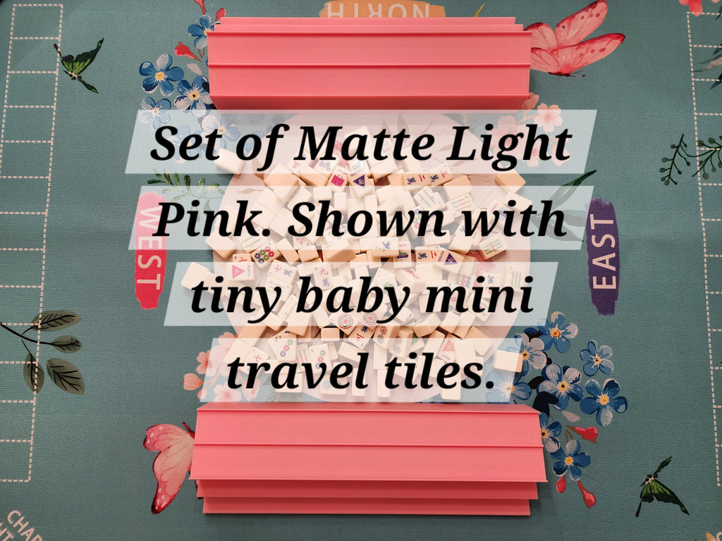 Mini Tiles Double-Handed Rack Set | Travel Racks | Portable Mahjong