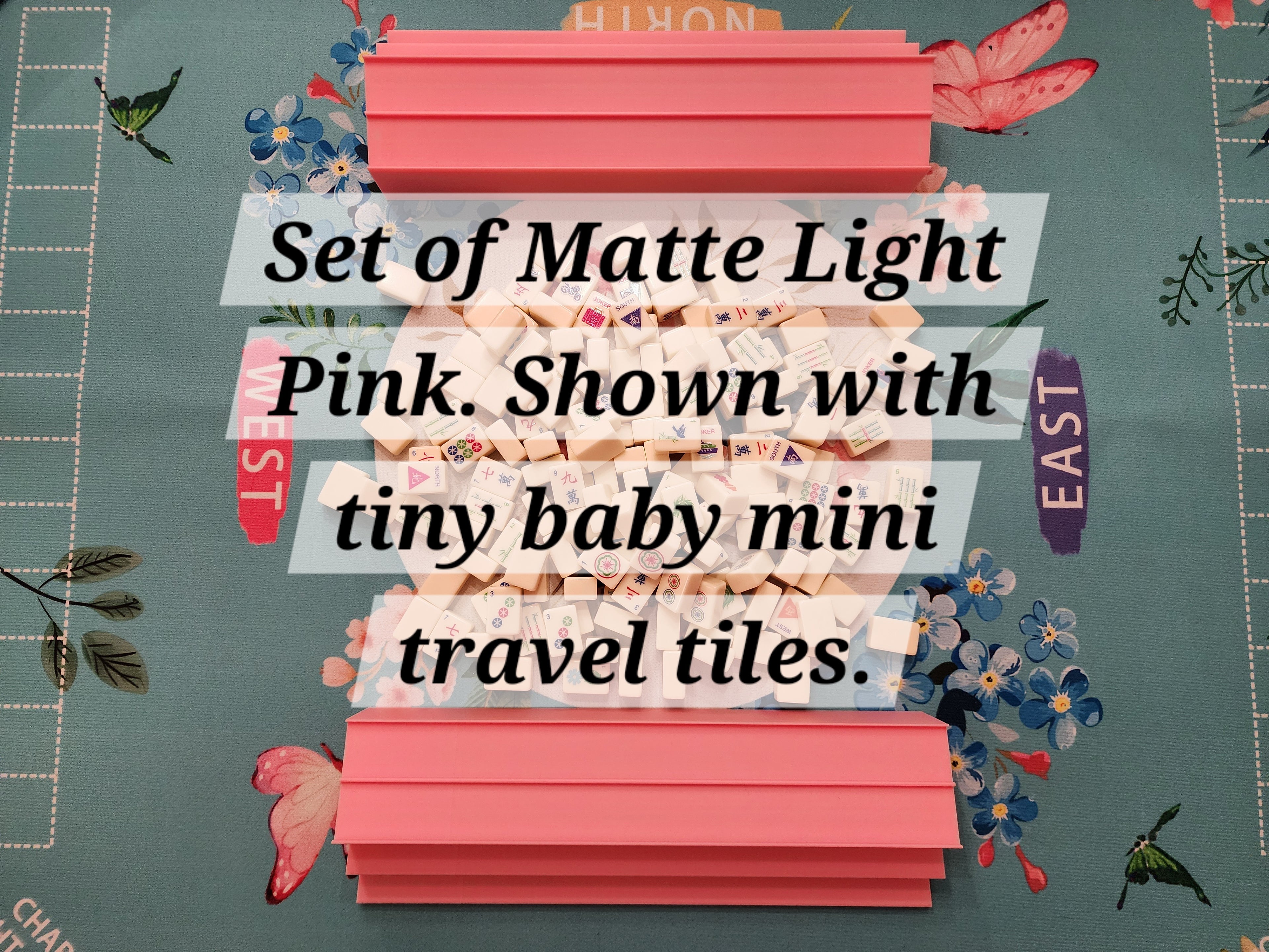 Mini Tiles Double-Handed Rack Set | Travel Racks | Portable Mahjong