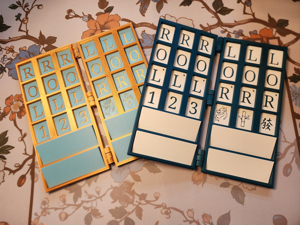 Pocket Mahj | Travel Practice Board | Folding Mahjong Practice Board