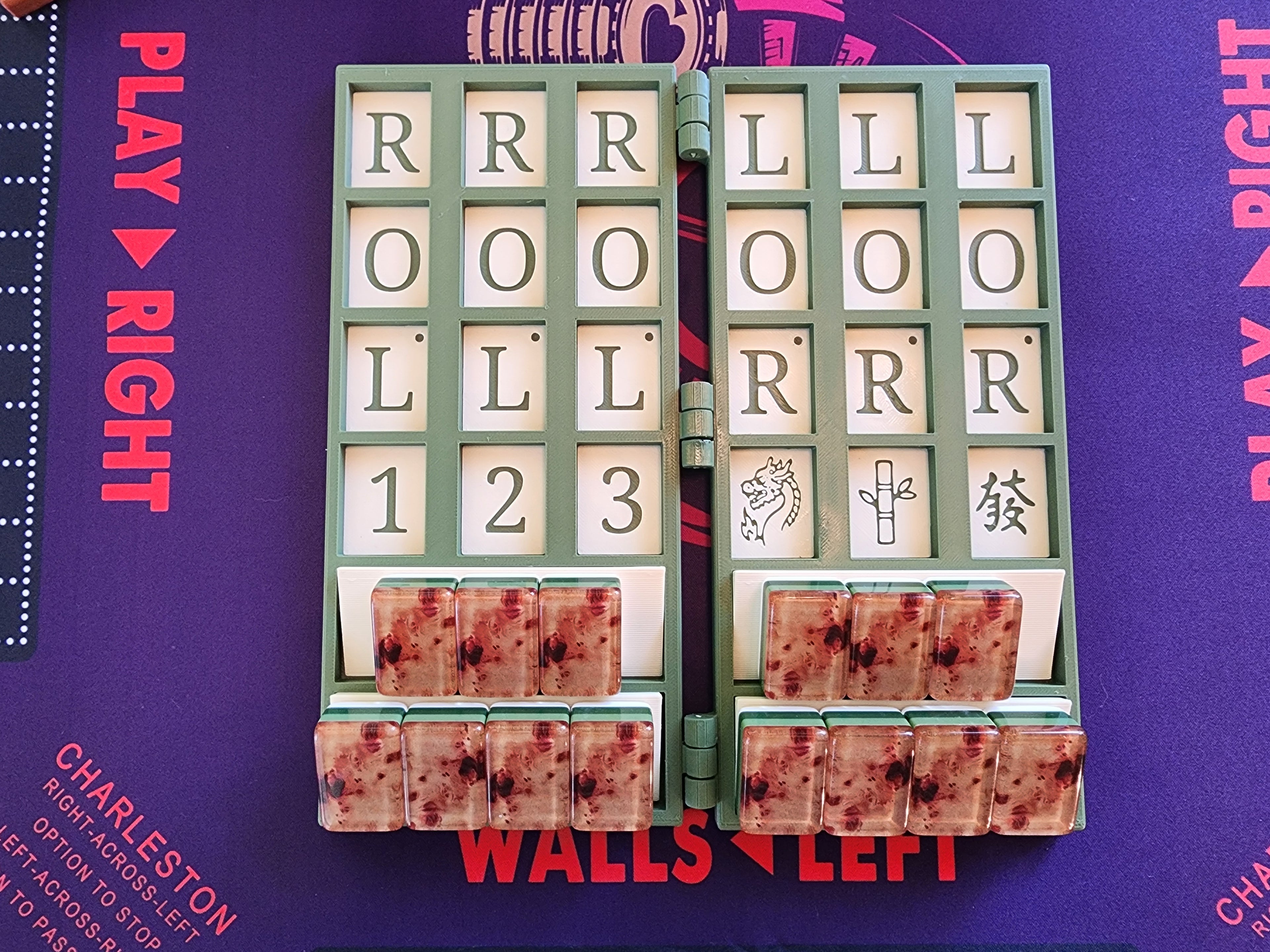 Pocket Mahj | Travel Practice Board | Folding Mahjong Practice Board