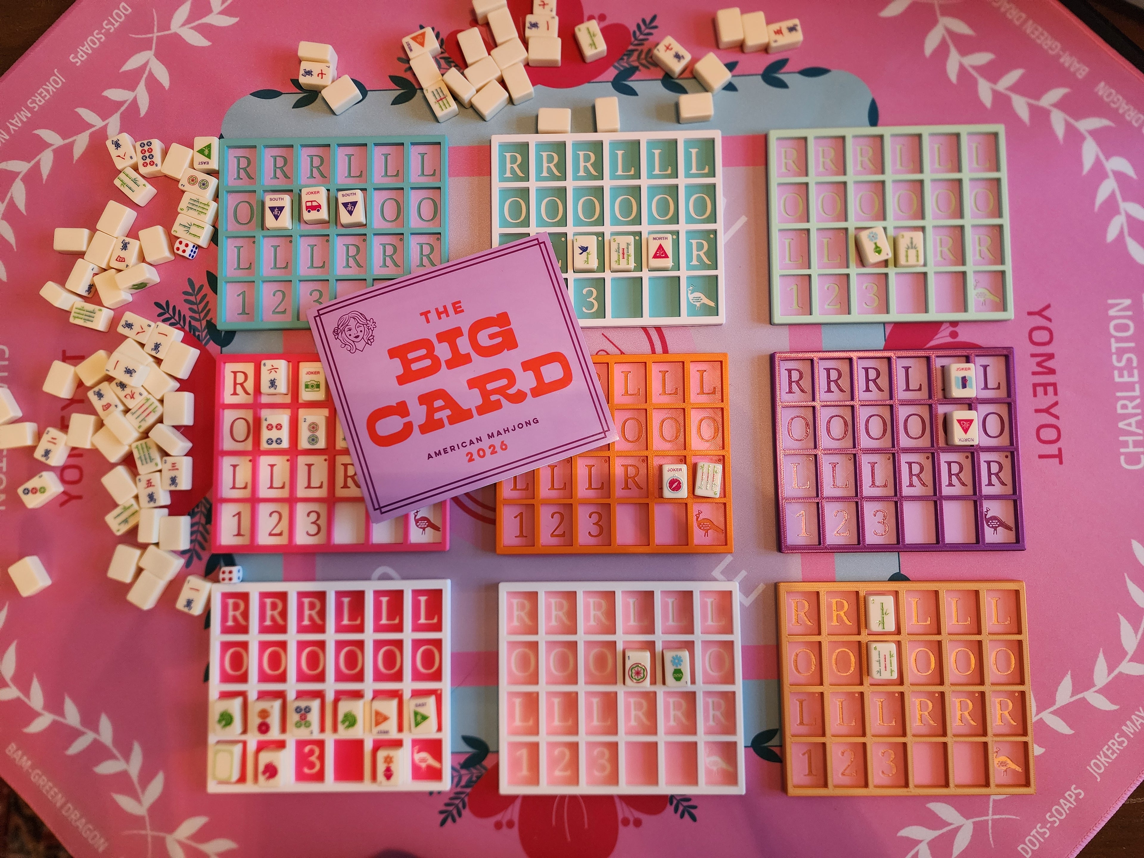 Mini Tiles Mahjong Practice Board | For Tiny Travel Tiles