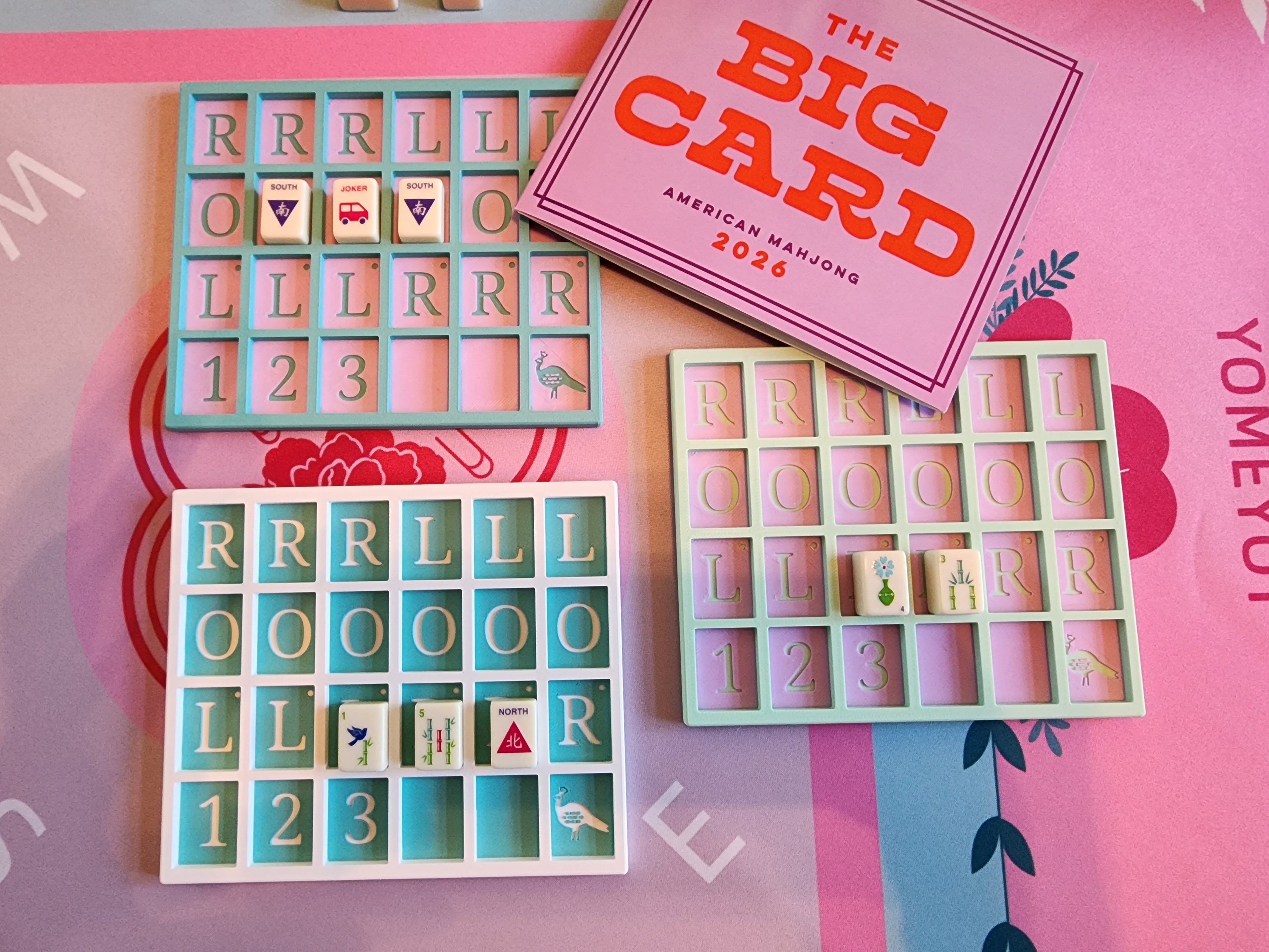Mini Tiles Mahjong Practice Board | For Tiny Travel Tiles