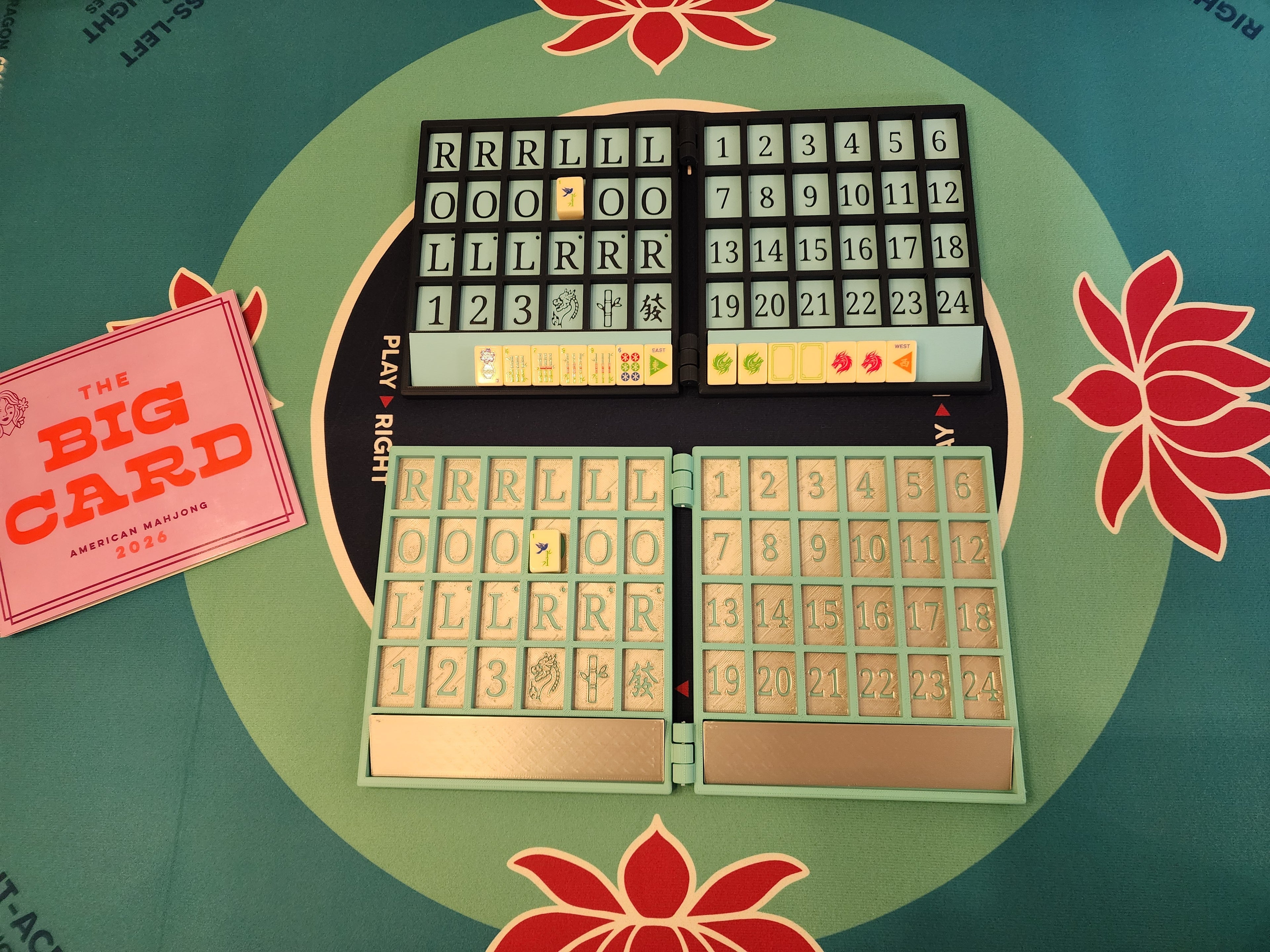 Mini Tiles Anywhere Board | For Tiny Travel Tiles| Mahjong Travel