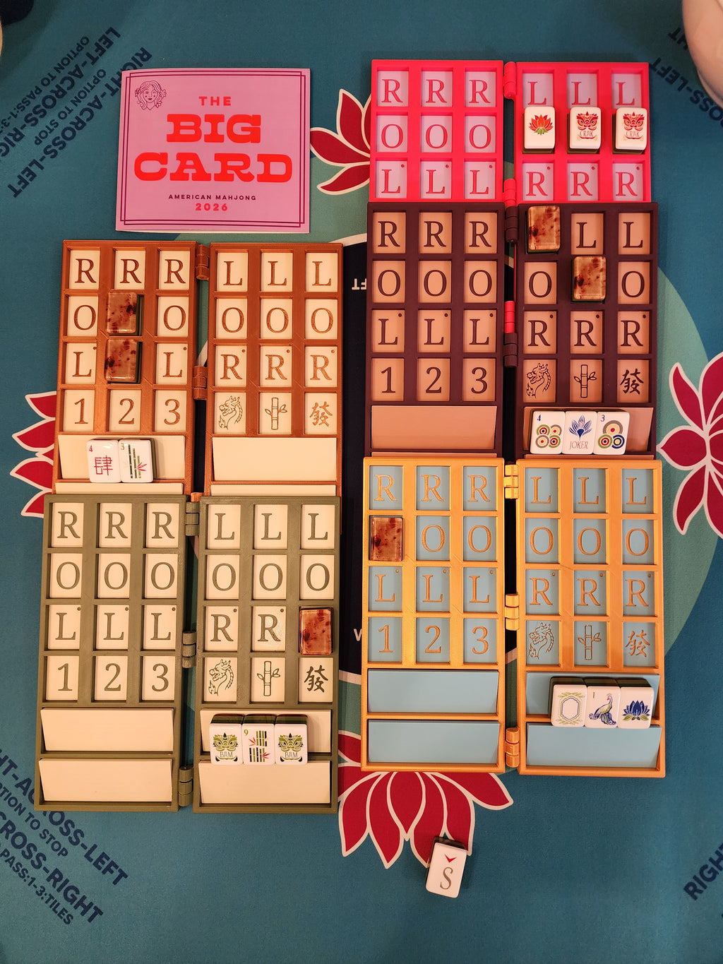 Pocket Mahj | Travel Practice Board | Folding Mahjong Practice Board