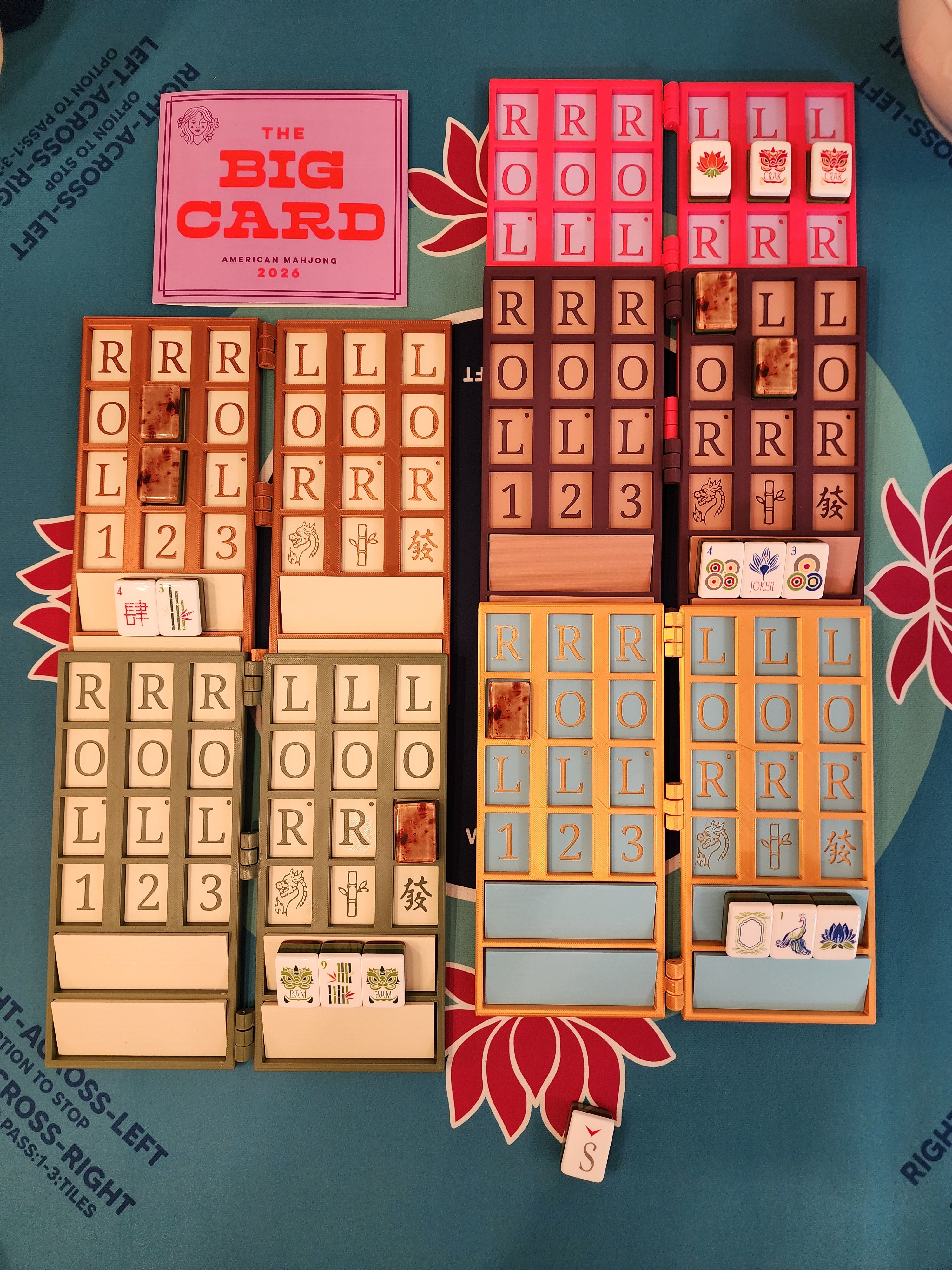Pocket Mahj | Travel Practice Board | Folding Mahjong Practice Board