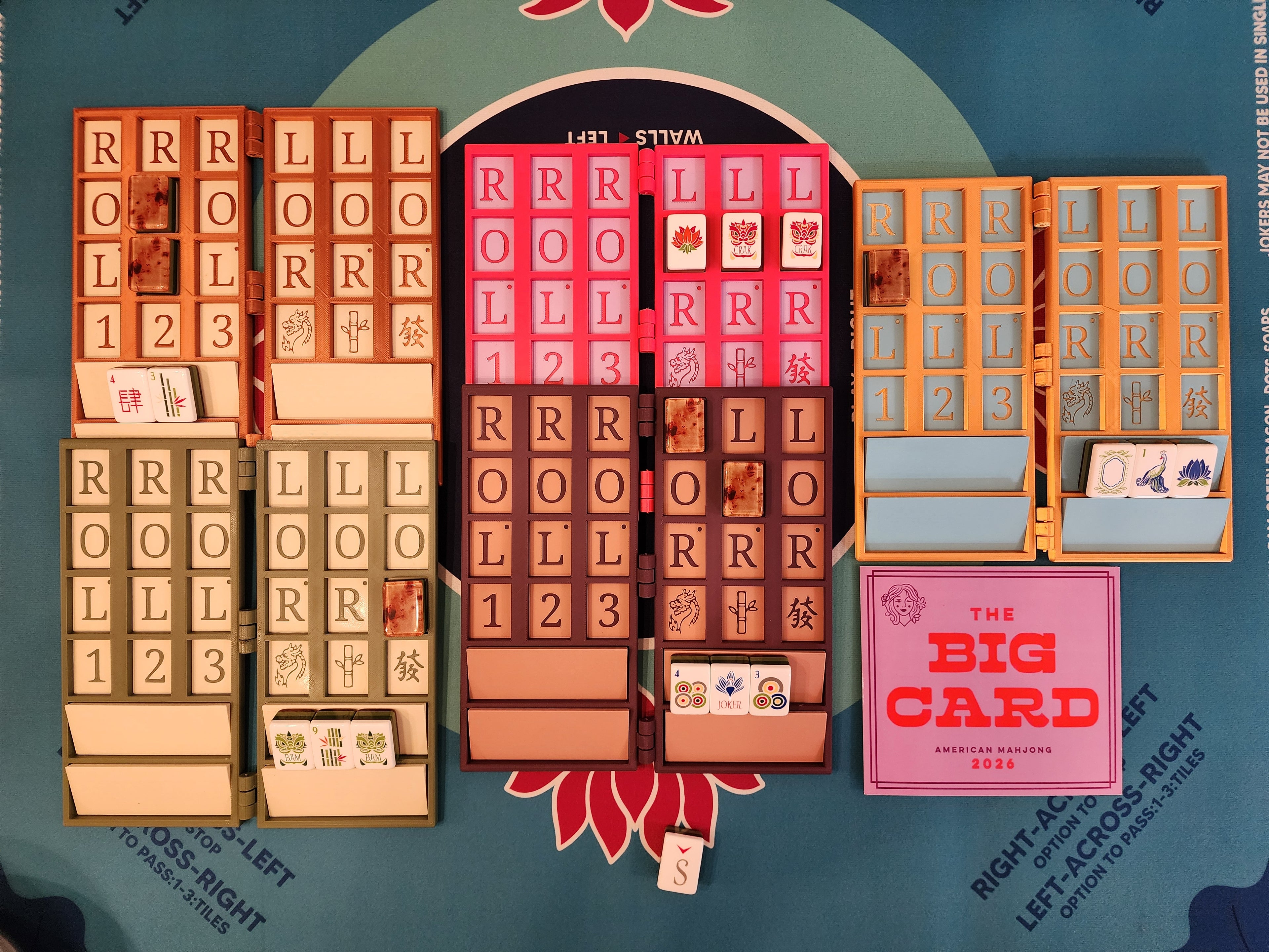 Pocket Mahj | Travel Practice Board | Folding Mahjong Practice Board