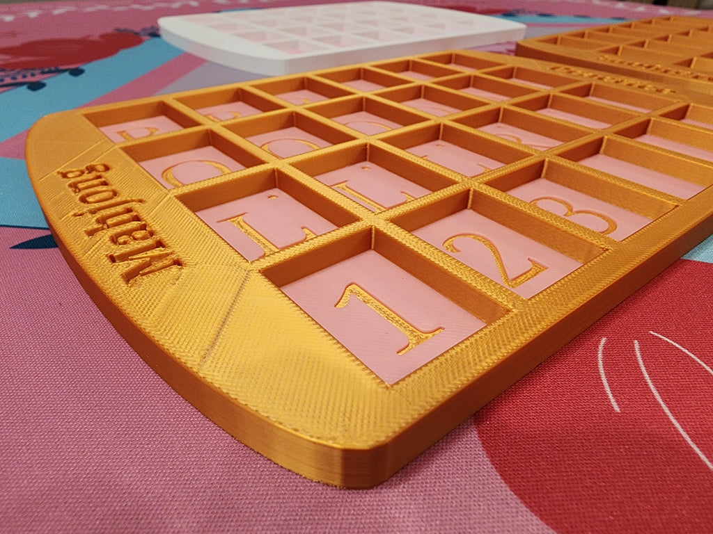 Curved Practice Board Mahjong | Solitaire Board | Mahjong Gift | Custom Colors
