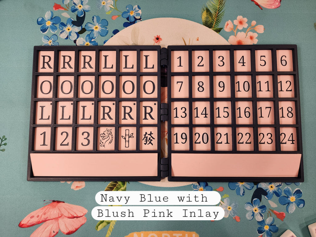 XL Anywhere Board | American Mahjong Large Tiles | Solo | Solitaire Board | Built In Rack |