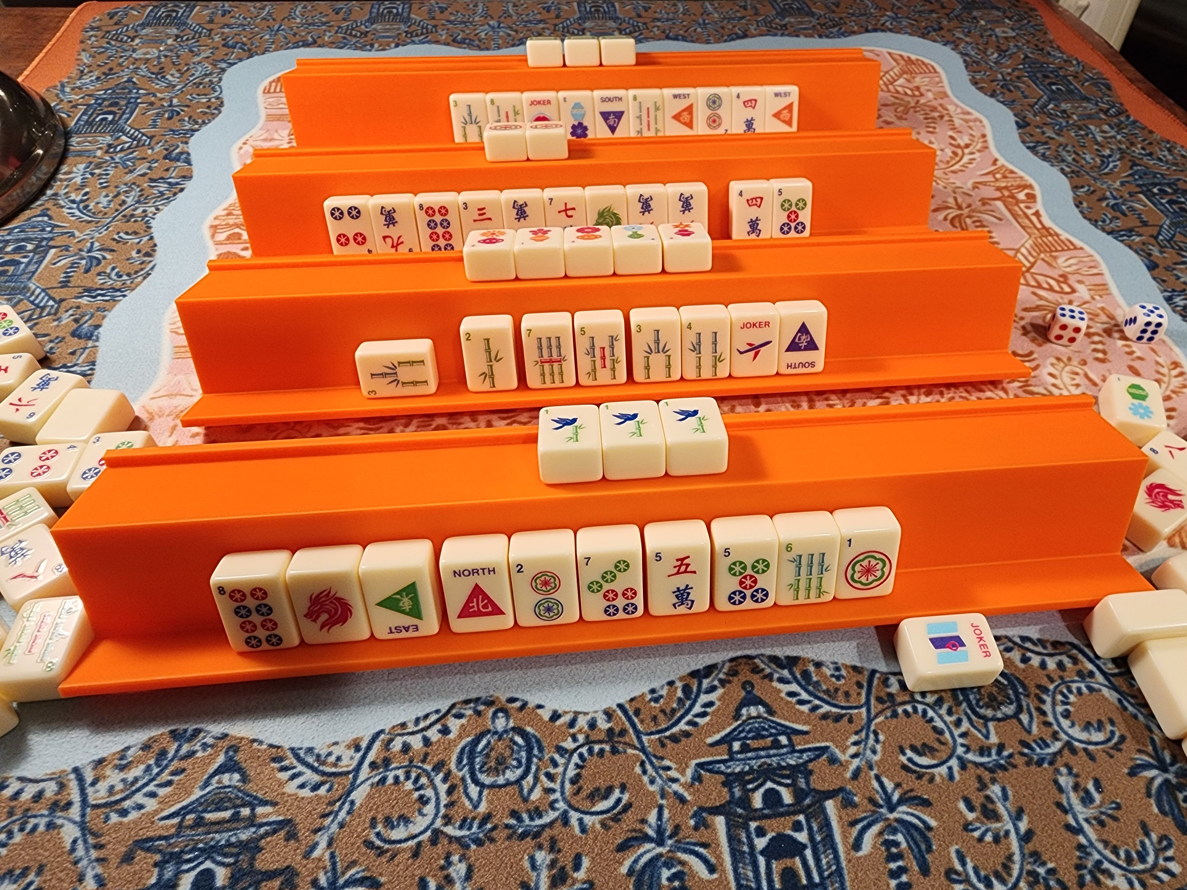 Mini Travel Racks with Exposures (4pack) | Travel Racks | Portable Mahjong