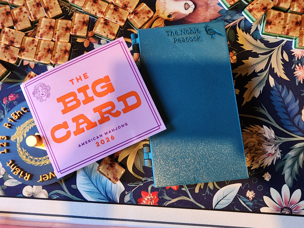 XL Pocket Mahj | Travel Practice Board | Folding Mahjong Practice Board | Built In Racks