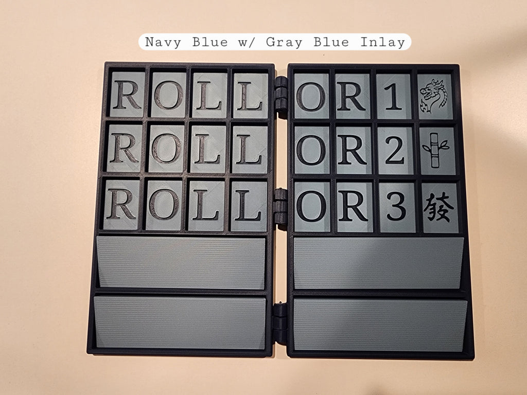 XL Pocket Mahj | Travel Practice Board | Folding Mahjong Practice Board | Built In Racks