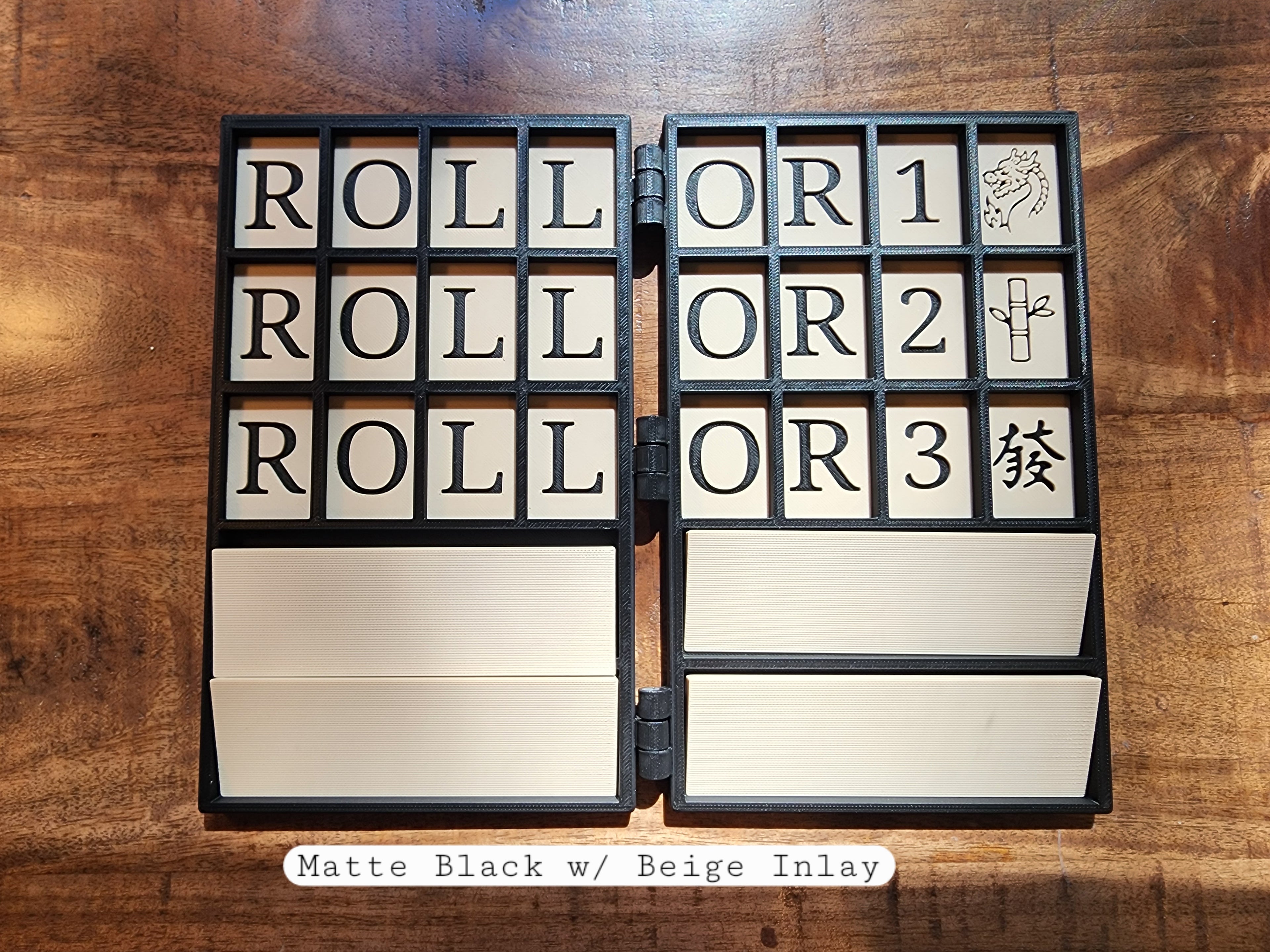 XL Pocket Mahj | Travel Practice Board | Folding Mahjong Practice Board | Built In Racks