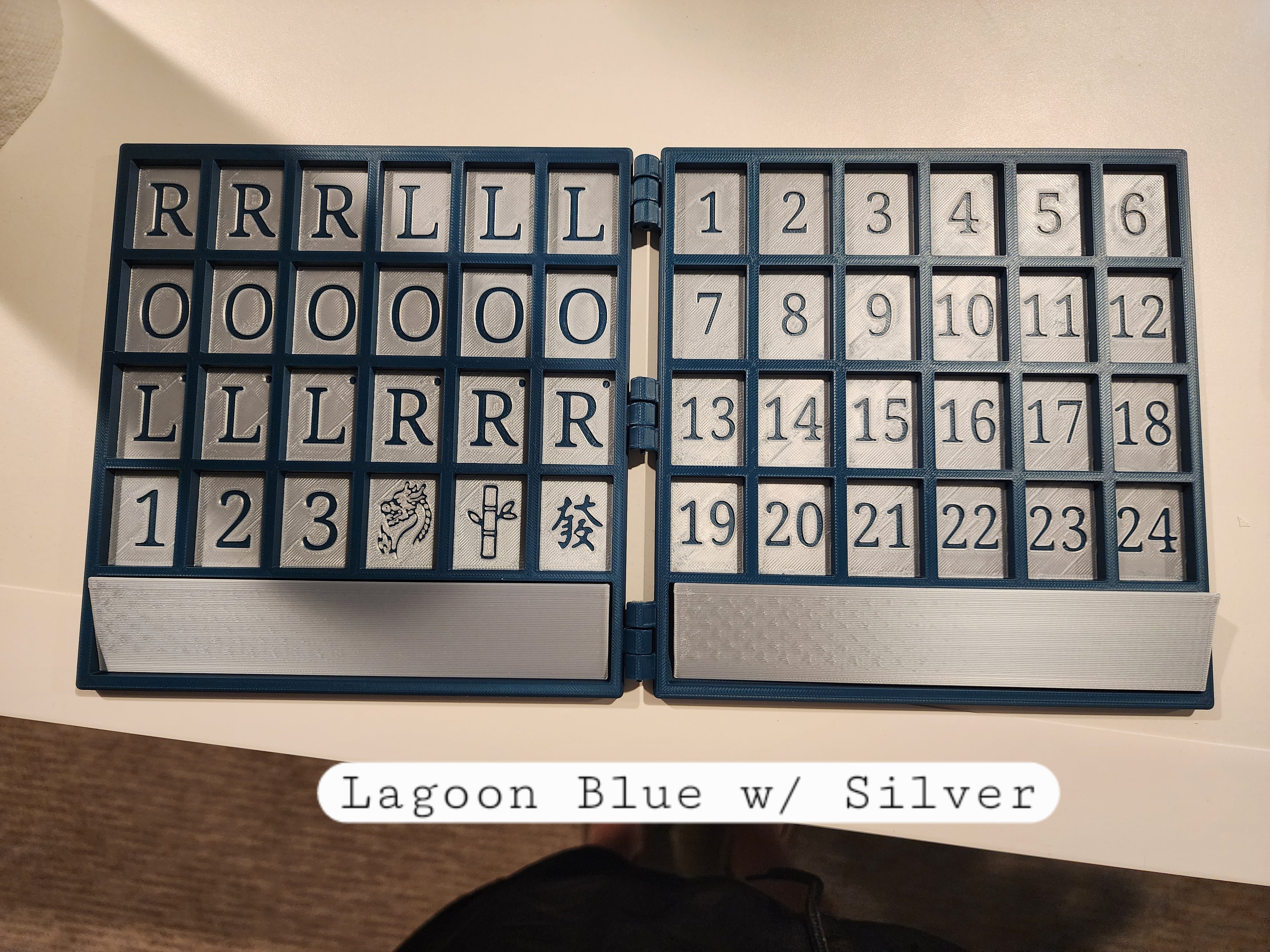 Anywhere Board | American Mahjong | Solitaire Board | Built In Rack | Practice Board
