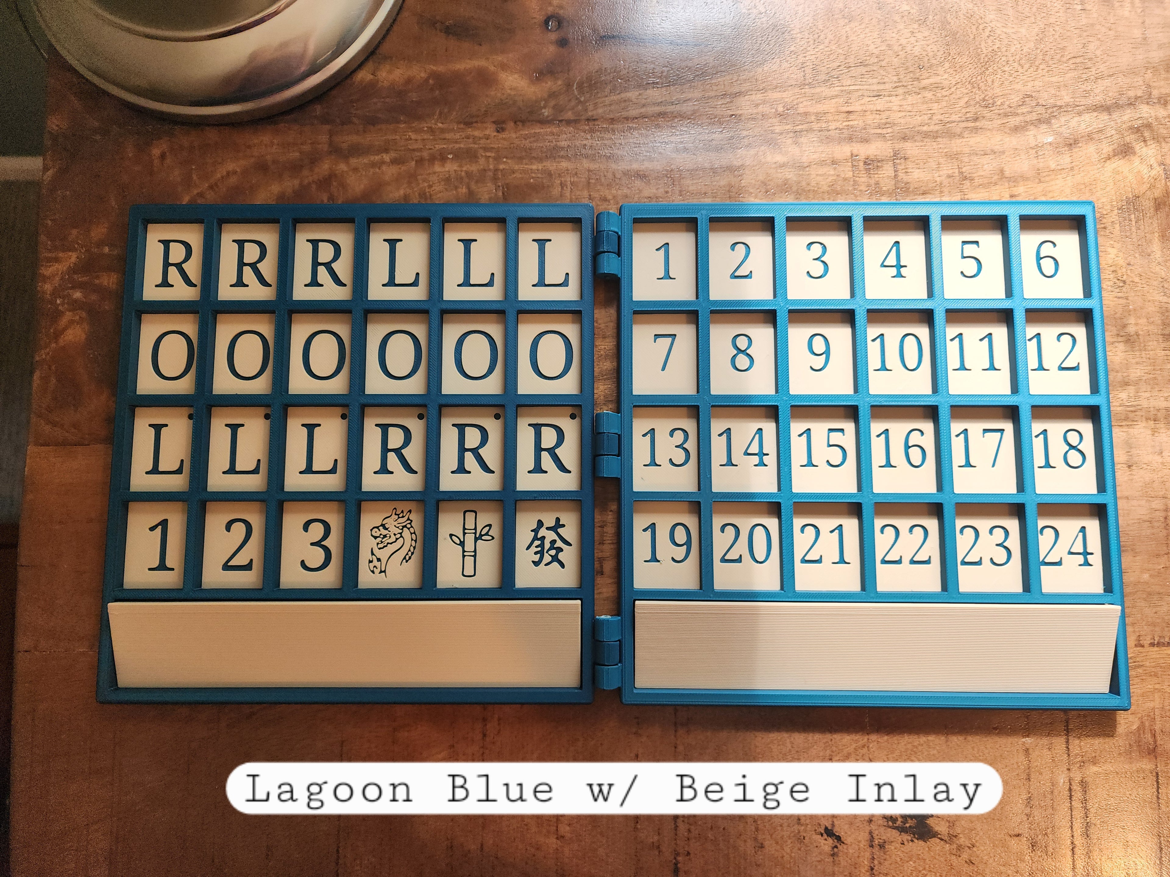 Anywhere Board | American Mahjong | Solitaire Board | Built In Rack | Practice Board