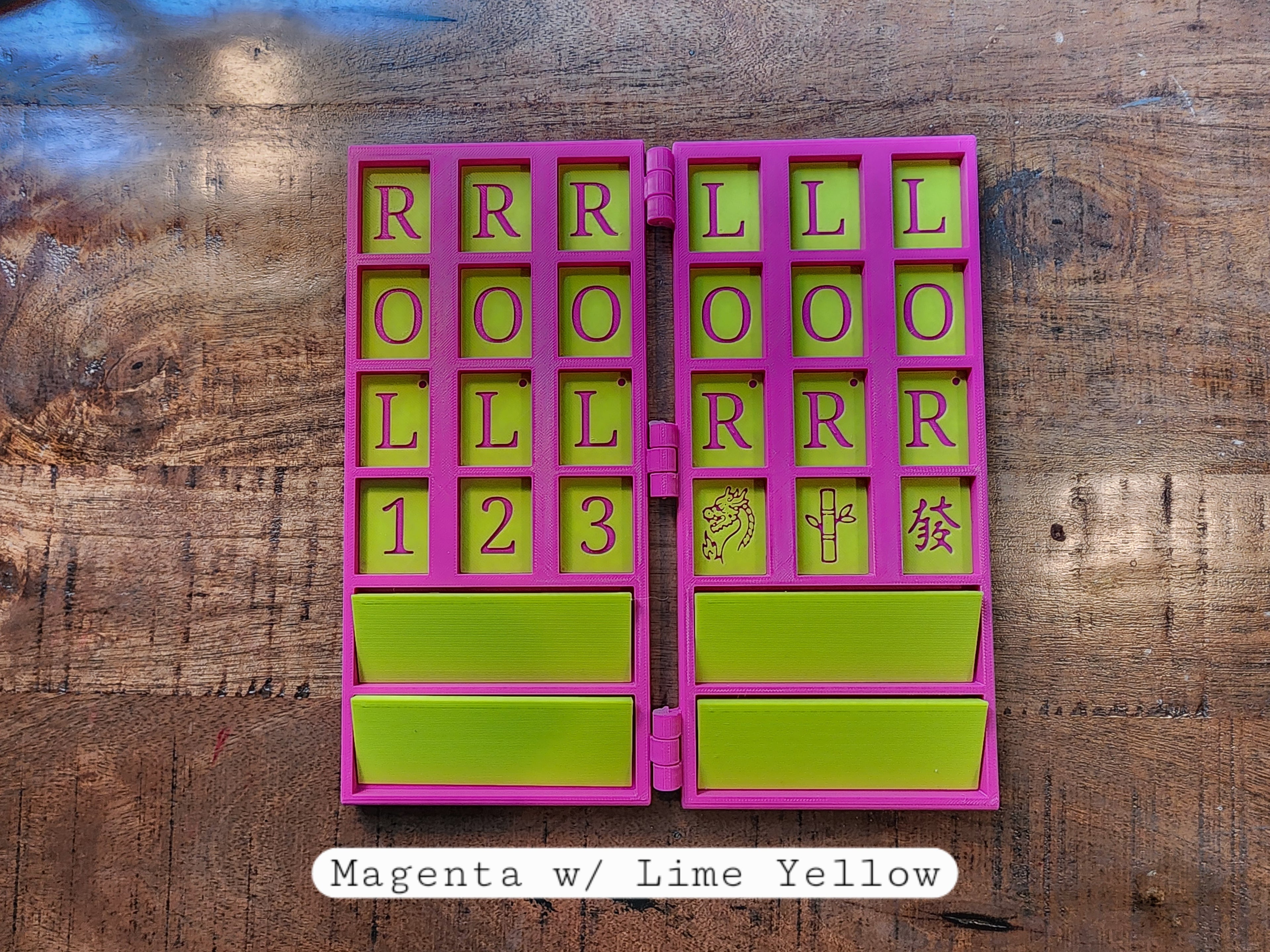 Pocket Mahj | Travel Practice Board | Folding Mahjong Practice Board