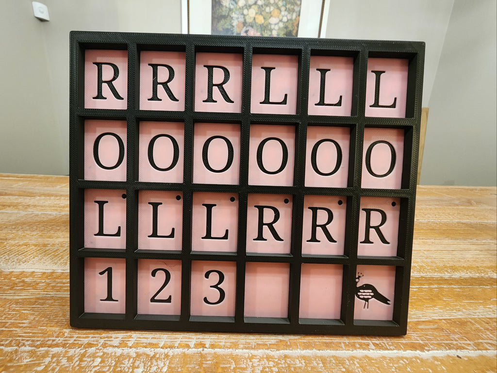 Black - Pink - Square
