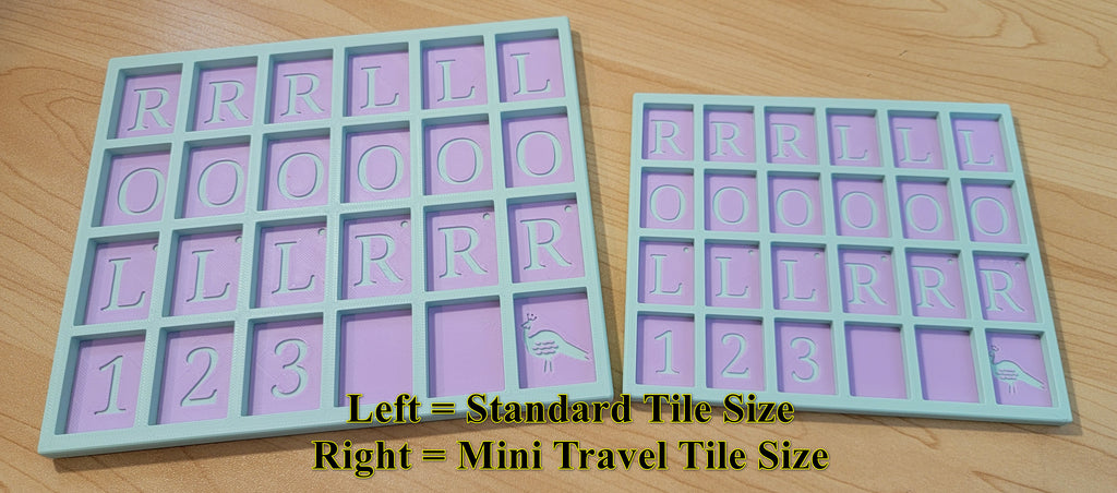 Mini Tiles Anywhere Board | For Tiny Travel Tiles| Mahjong Travel