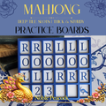 Practice Board Mahjong | Custom Colors | Classic Mahjong Design