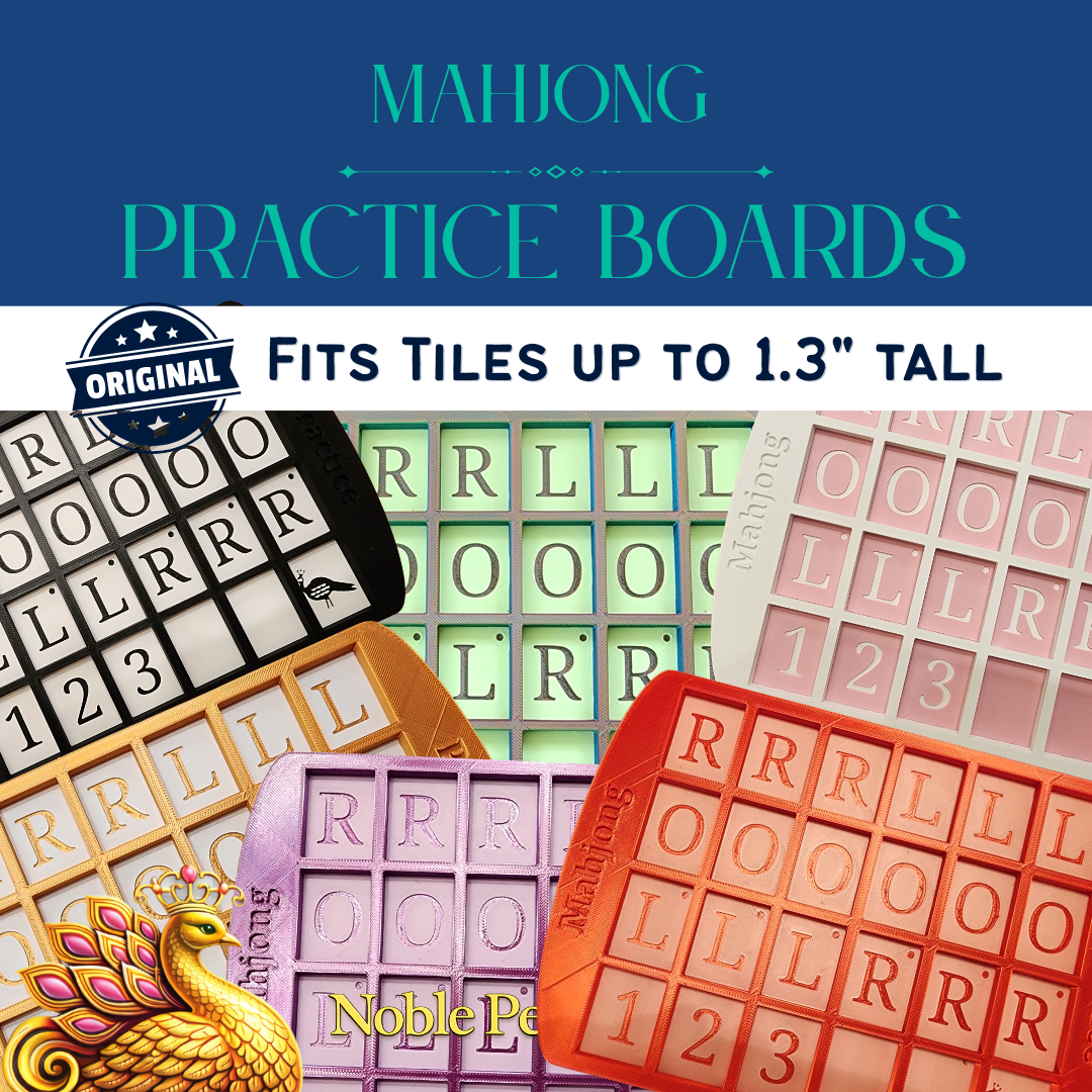 Curved Practice Board Mahjong | Solitaire Board | Mahjong Gift | Custom Colors