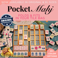 Pocket Mahj | Travel Practice Board | Folding Mahjong Practice Board