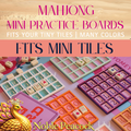 Mini Tiles Mahjong Practice Board | For Tiny Travel Tiles