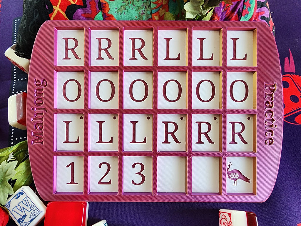 Curved Practice Board Mahjong | Solitaire Board | Mahjong Gift | Custom Colors