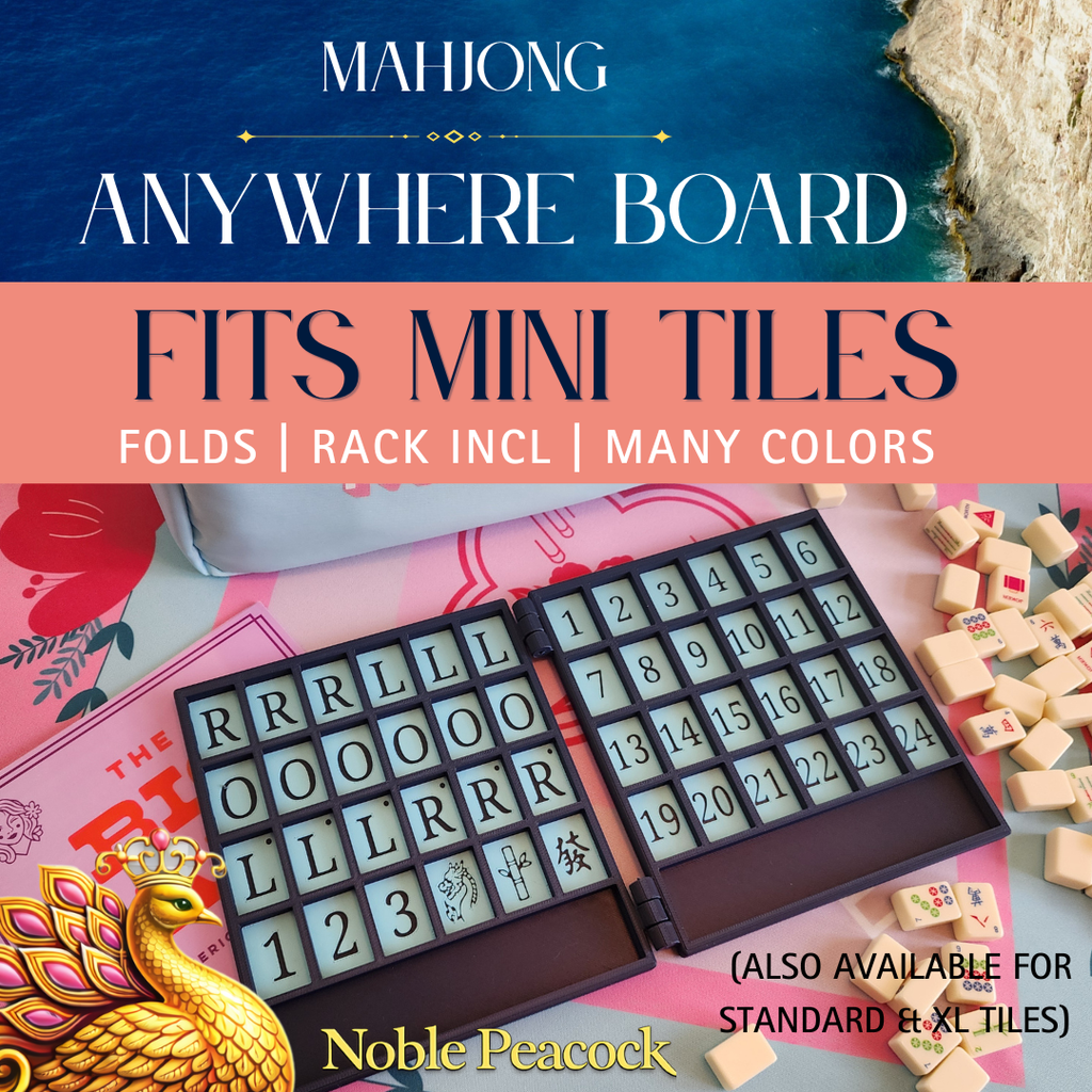Mini Tiles Anywhere Board | For Tiny Travel Tiles| Mahjong Travel