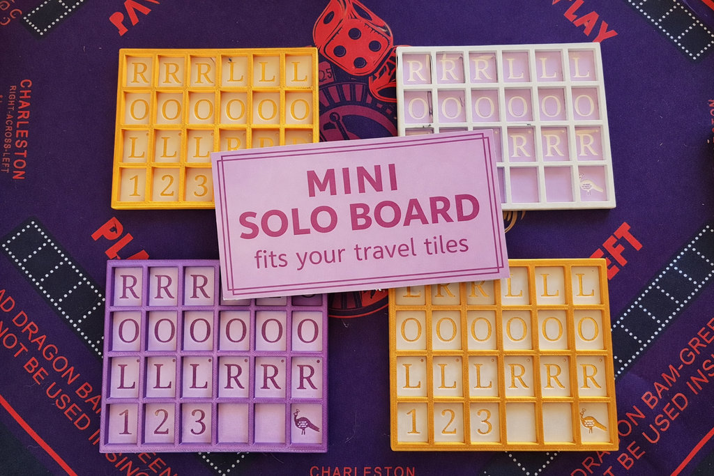 Mini Tiles Mahjong Practice Board | For Tiny Travel Tiles