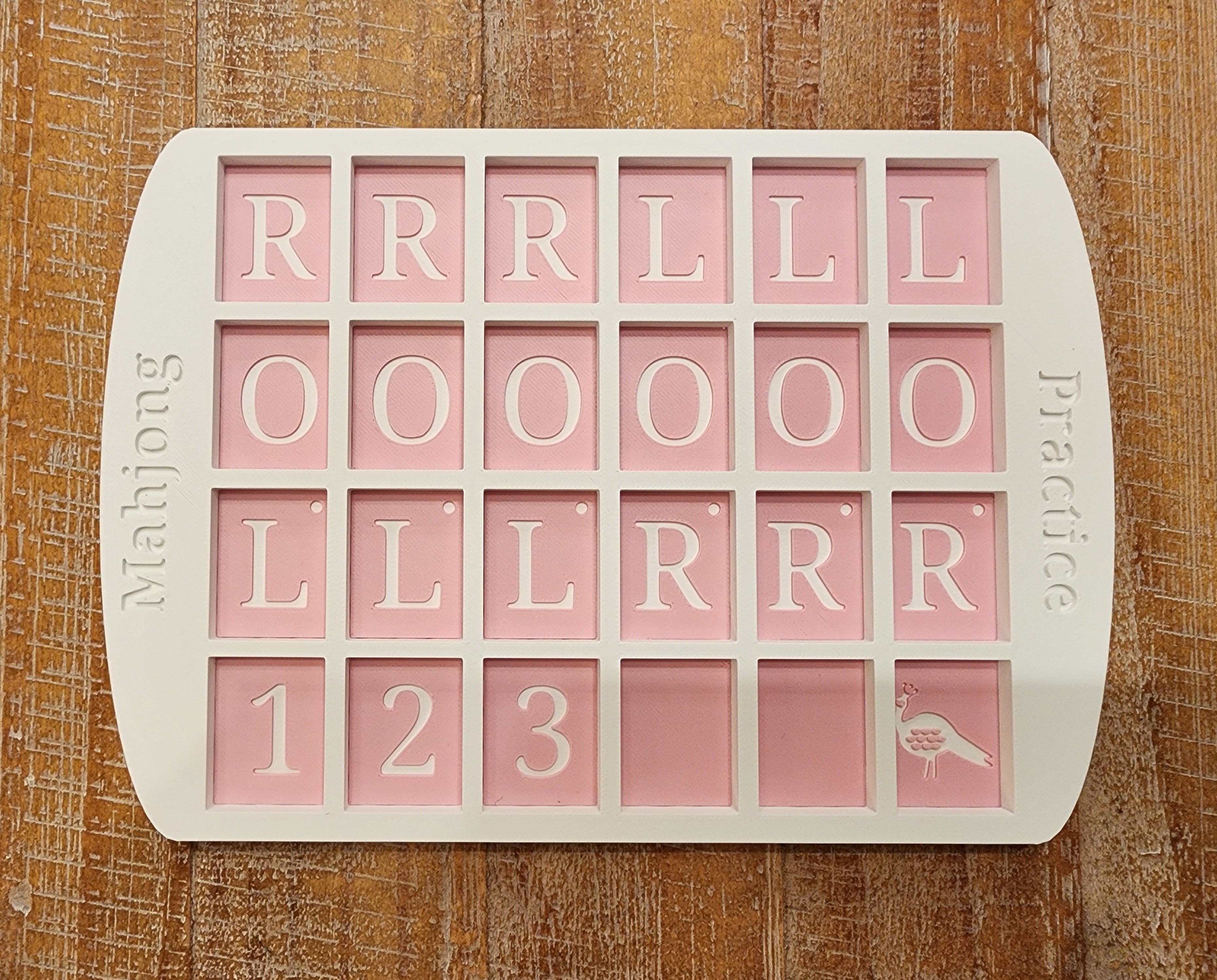 Curved Practice Board Mahjong | Solitaire Board | Mahjong Gift | Custom Colors